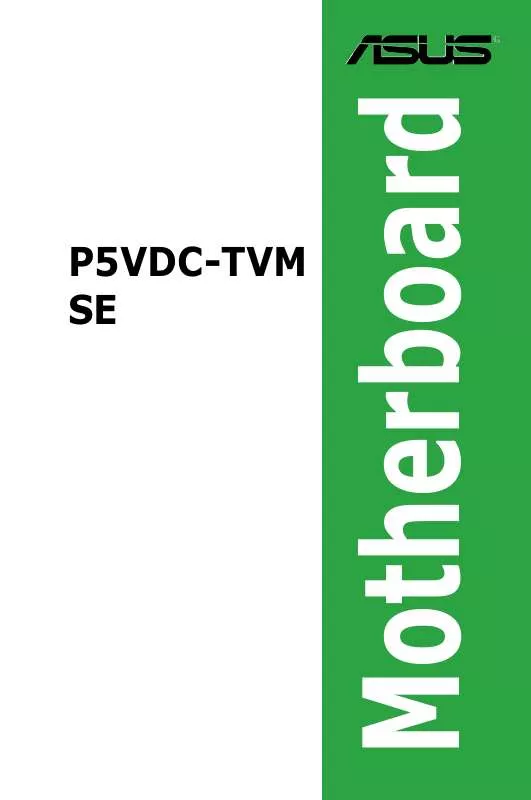 Mode d'emploi ASUS P5VDC-TVM SE