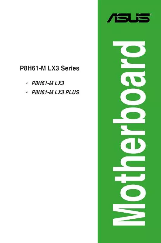 Mode d'emploi ASUS P8H61-M LX3 PLUS