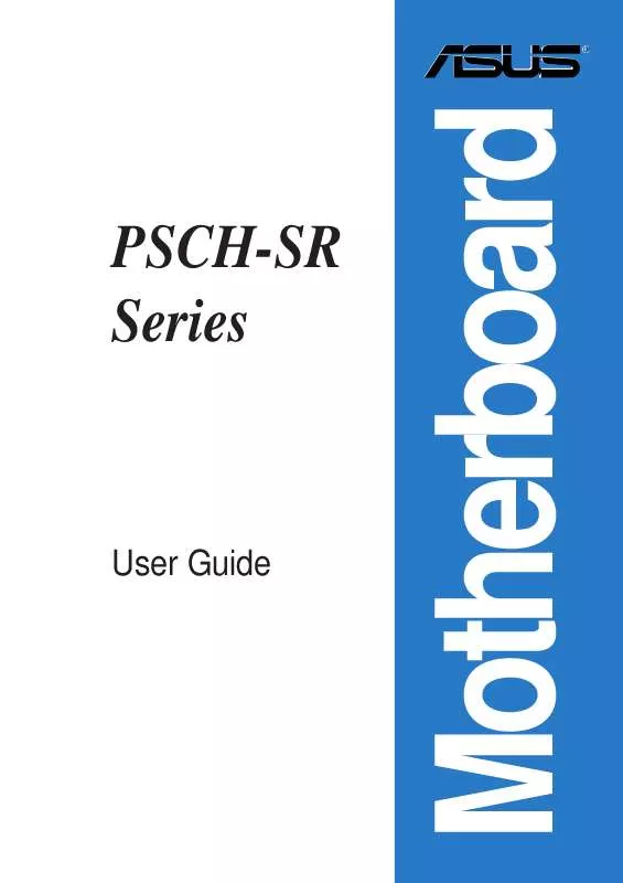 Mode d'emploi ASUS PSCH-SR SCSI