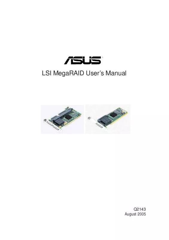 Mode d'emploi ASUS SCSI 320-0