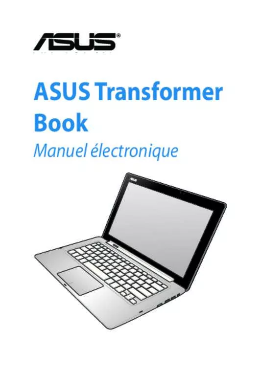 Mode d'emploi ASUS TRANSFORMER BOOK TX300CA-C4005P
