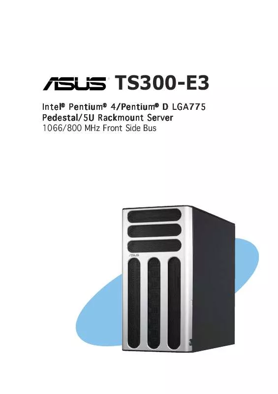 Mode d'emploi ASUS TS300-E3/PS4