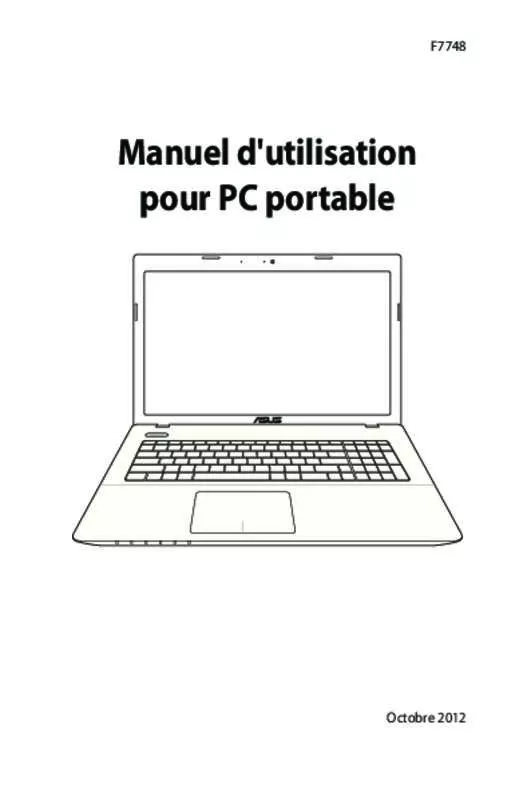 Mode d'emploi ASUS X75VC-TY096H