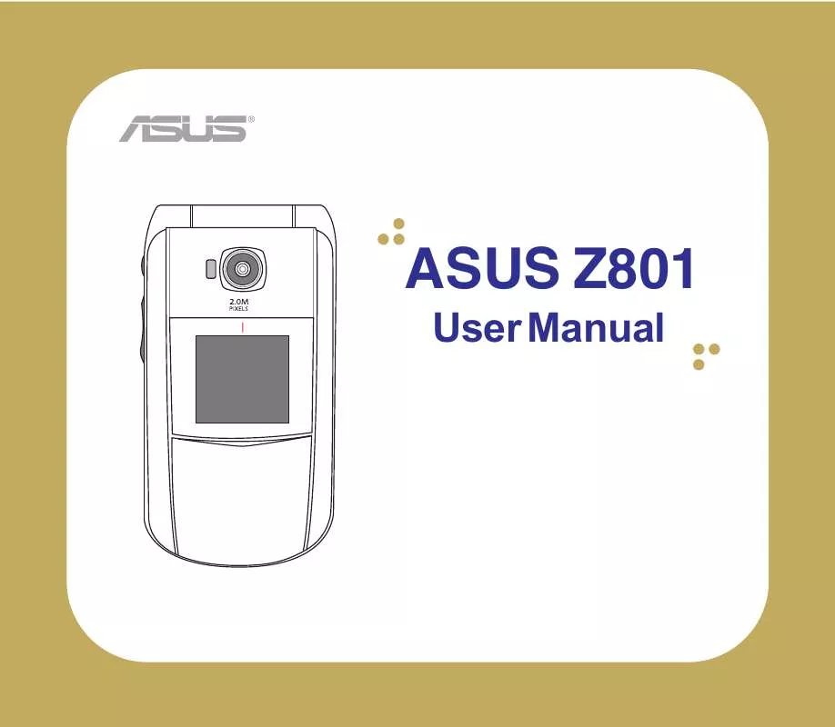 Mode d'emploi ASUS Z801