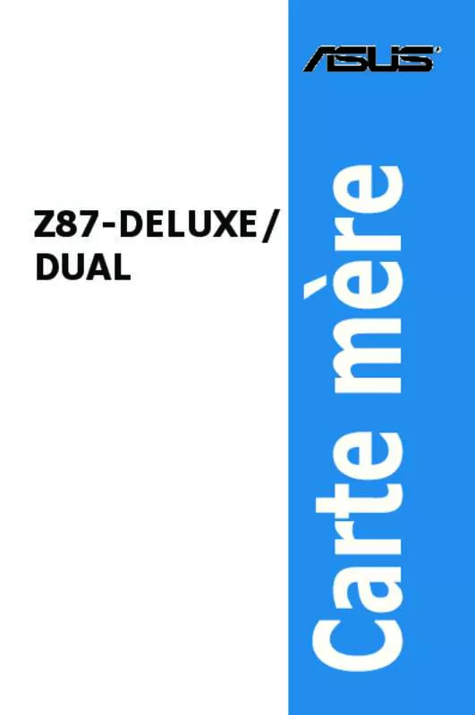 Mode d'emploi ASUS Z87-DELUXE-DUAL-C2