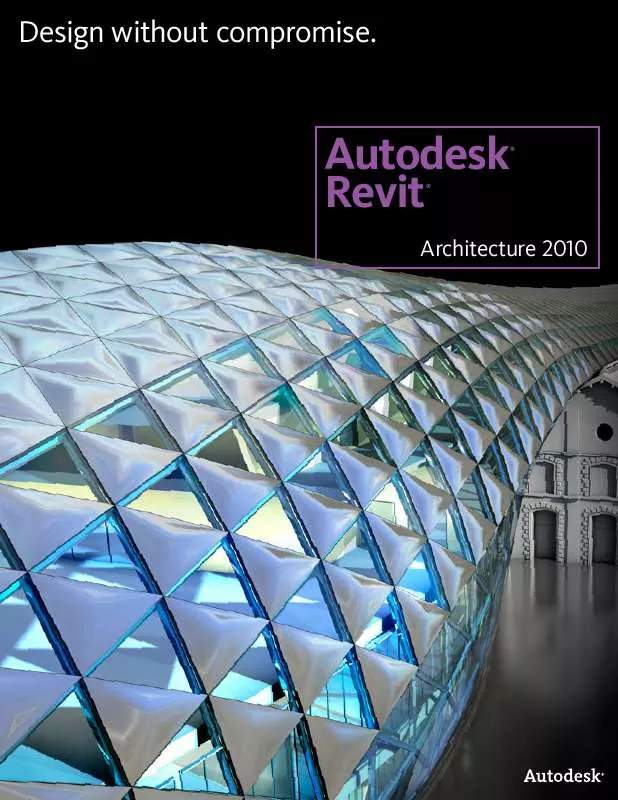 Mode d'emploi AUTODESK REVIT ARCHITECTURE 2010