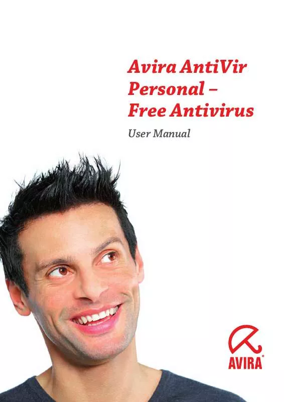 Mode d'emploi AVIRA ANTIVIR PERSONAL - FREE ANTIVIRUS