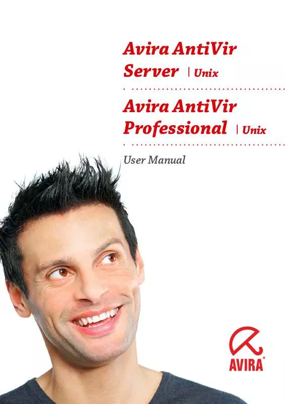 Mode d'emploi AVIRA ANTIVIR SERVER FOR UNIX