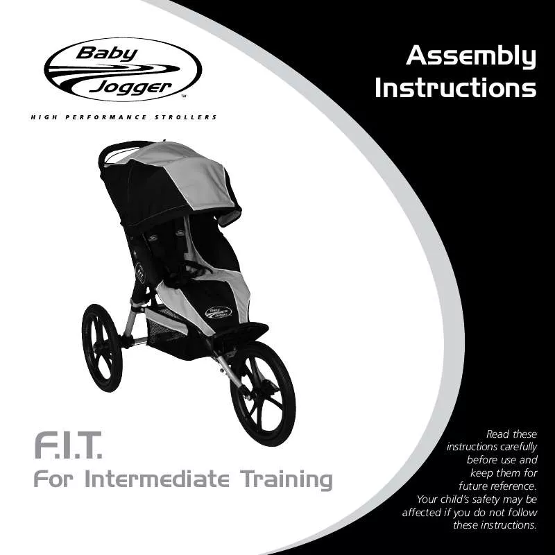 Mode d'emploi BABY JOGGER FIT
