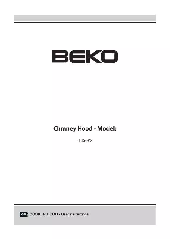 Mode d'emploi BEKO HB60PX