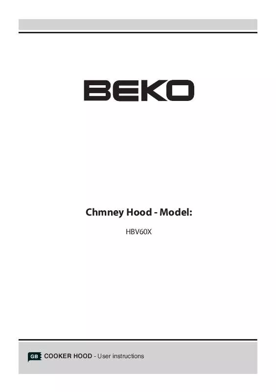 Mode d'emploi BEKO HBV60