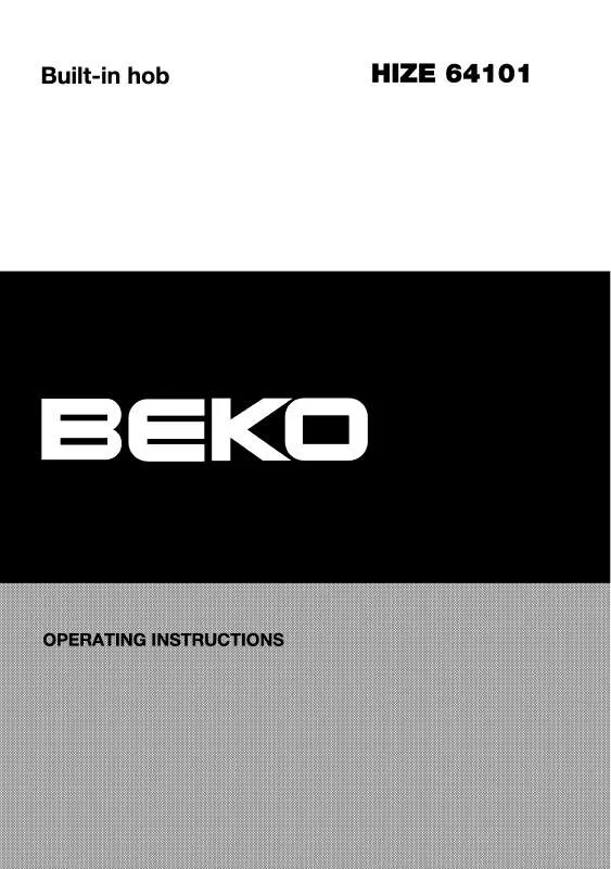 Mode d'emploi BEKO HIG75221