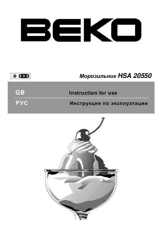 Mode d'emploi BEKO HSA 20550