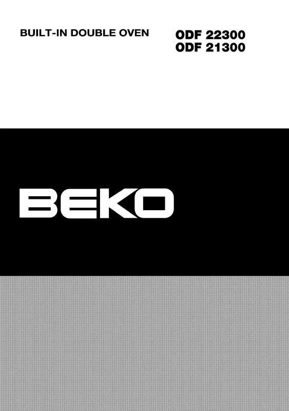 Mode d'emploi BEKO ODF21300