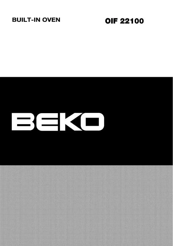 Mode d'emploi BEKO OIF21100