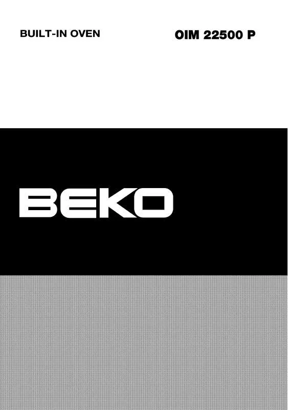 Mode d'emploi BEKO OIM22500