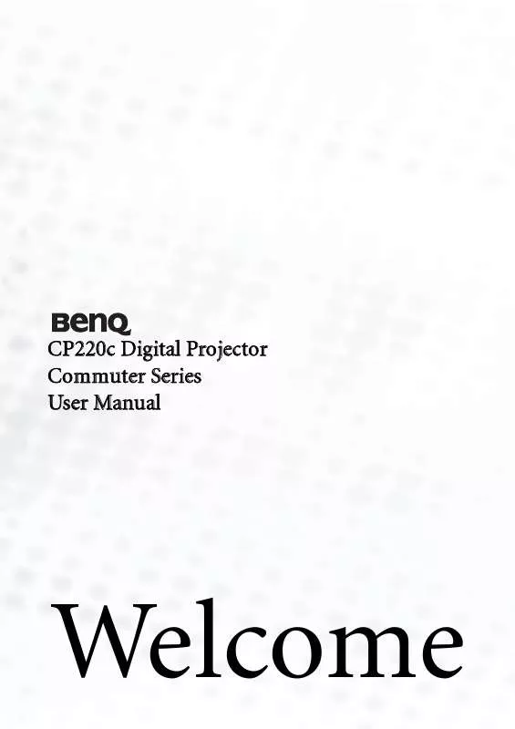 Mode d'emploi BENQ CP220C