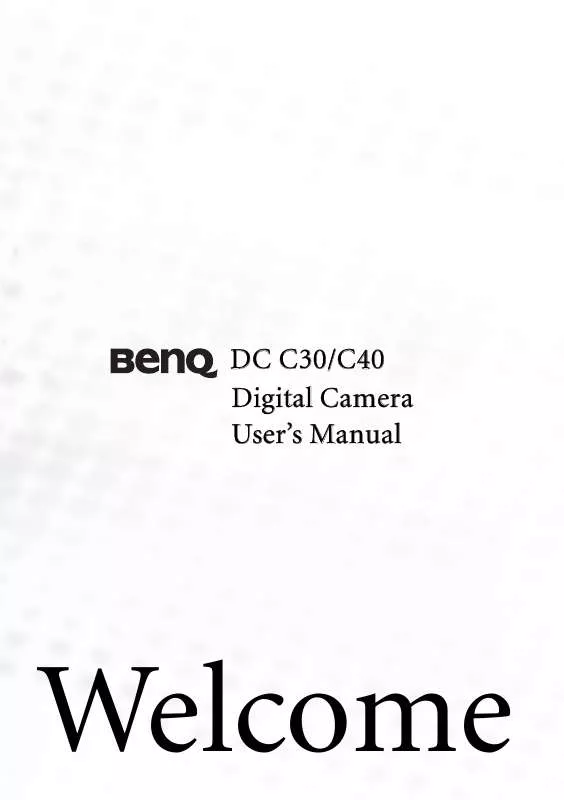 Mode d'emploi BENQ DC C40