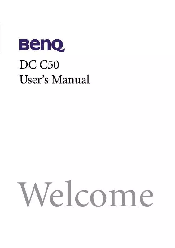 Mode d'emploi BENQ DC C50