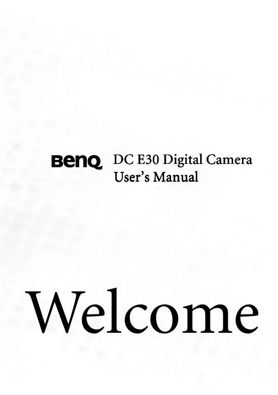 Mode d'emploi BENQ DC E30