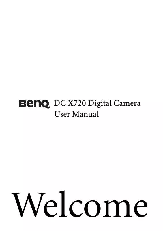 Mode d'emploi BENQ DC X720