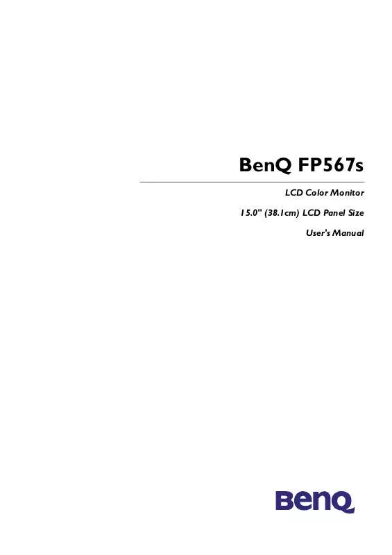 Mode d'emploi BENQ FP567S