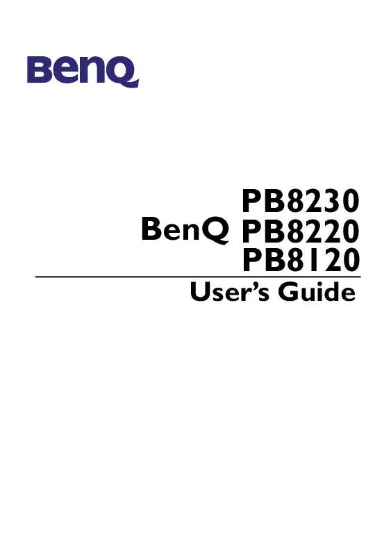 Mode d'emploi BENQ PB8230