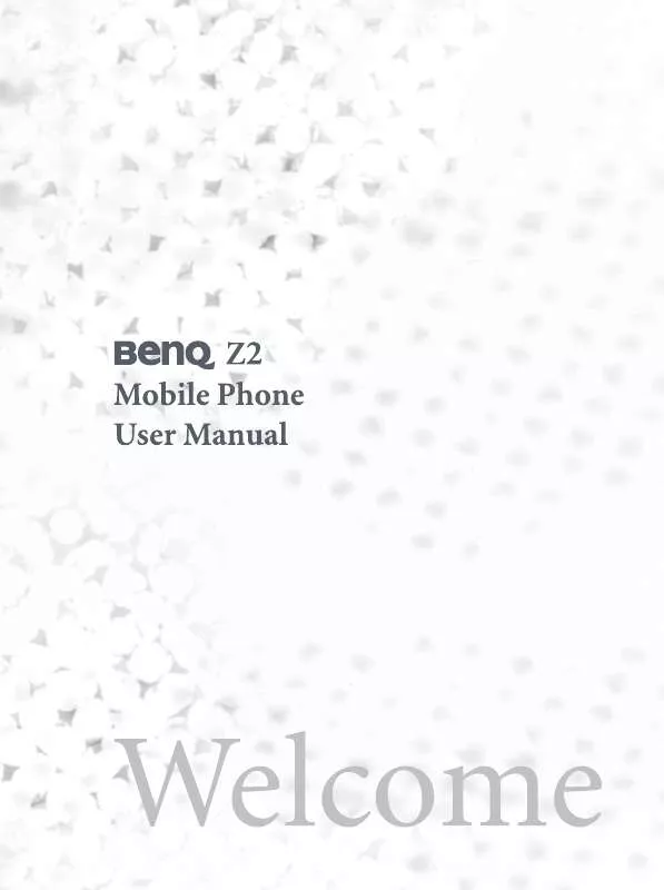 Mode d'emploi BENQ Z2