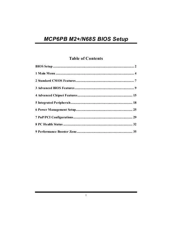 Mode d'emploi BIOSTAR MCP6PB M2 PLUS
