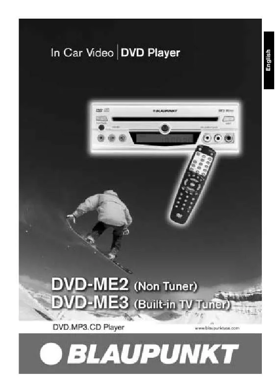 Mode d'emploi BLAUPUNKT DVD-ME2