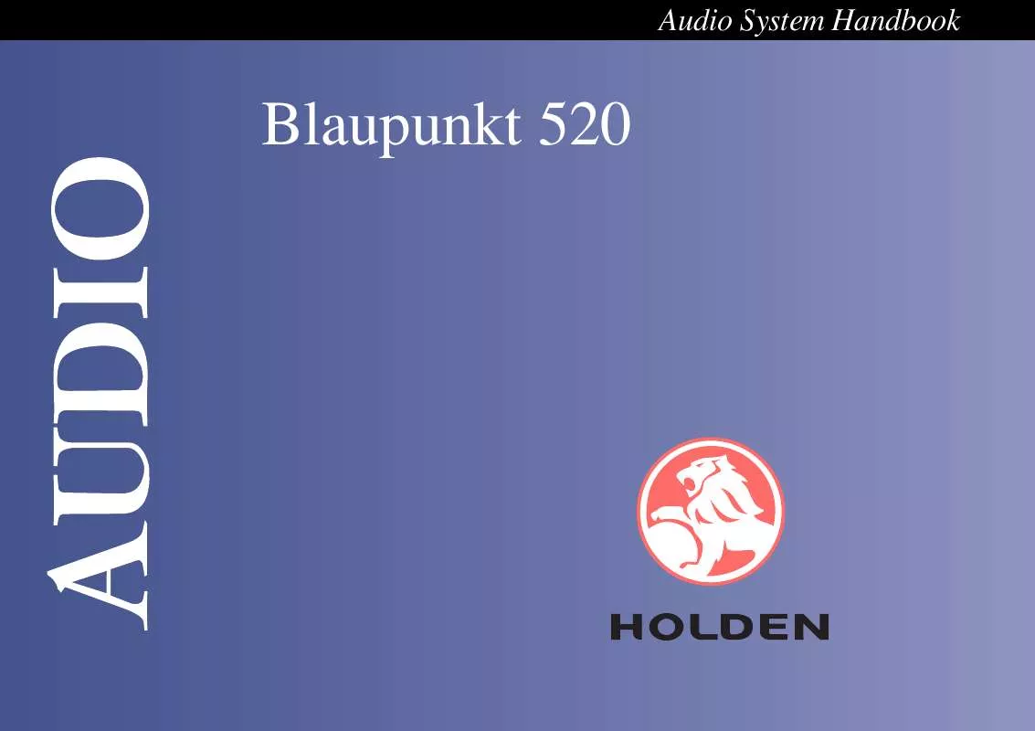 Mode d'emploi BLAUPUNKT RADIO 520