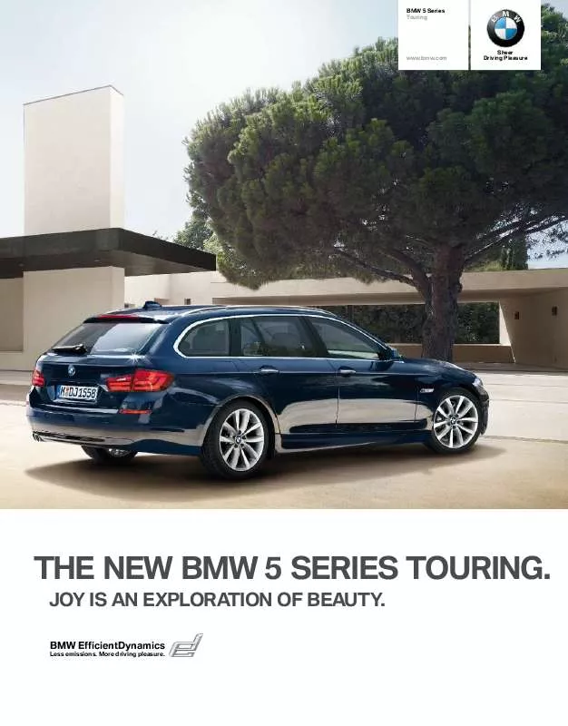 Mode d'emploi BMW 525D TOURING