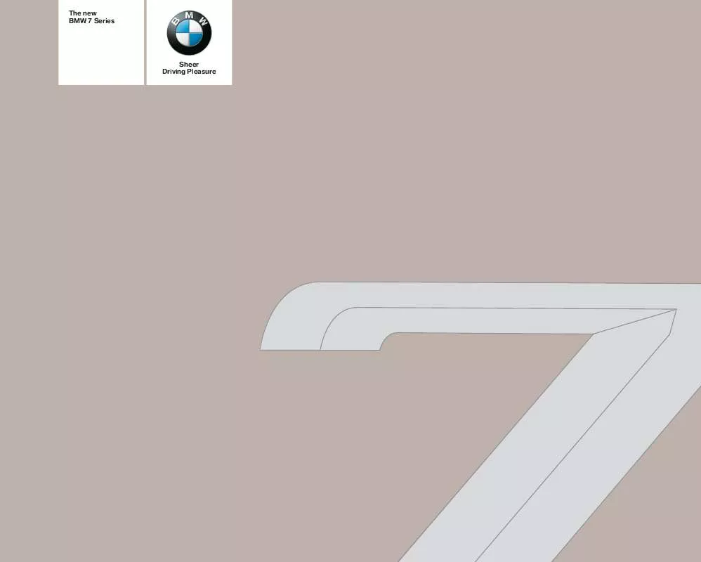 Mode d'emploi BMW 750