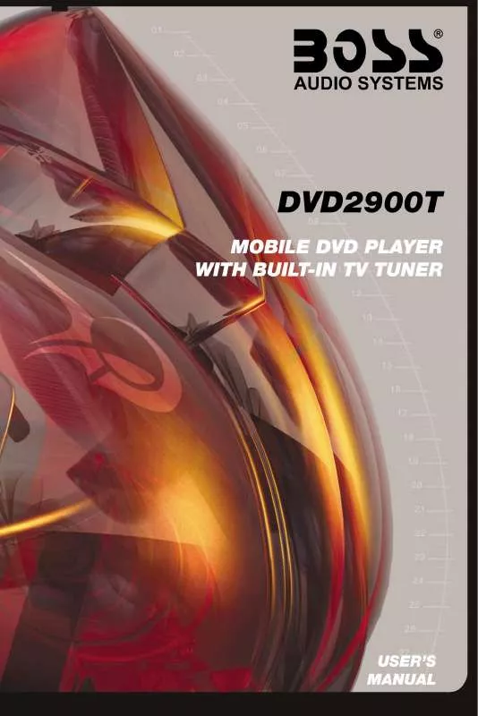 Mode d'emploi BOSS DVD-2900T