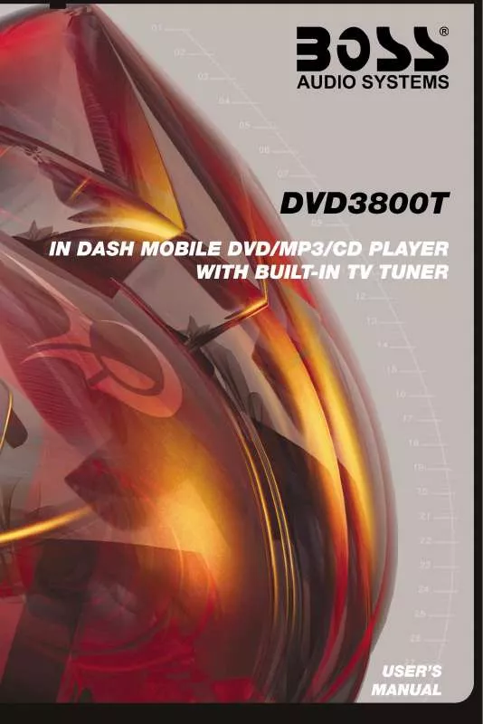 Mode d'emploi BOSS DVD-3800T