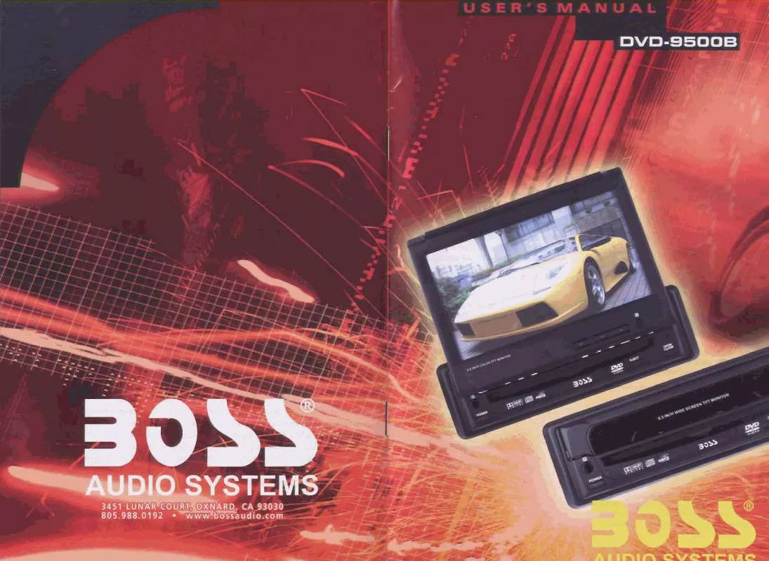 Mode d'emploi BOSS DVD-9500B