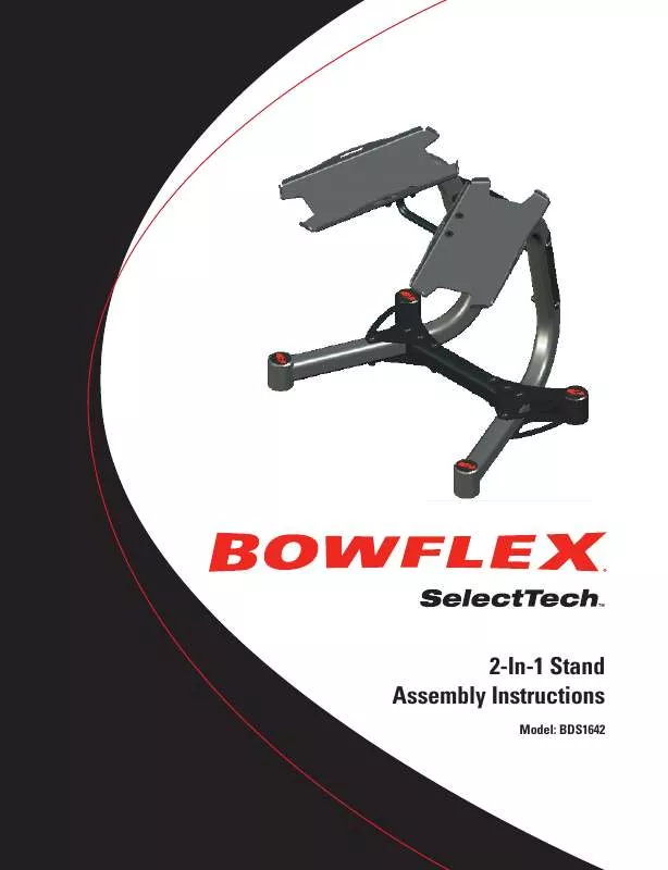 Mode d'emploi BOWFLEX BDS1642