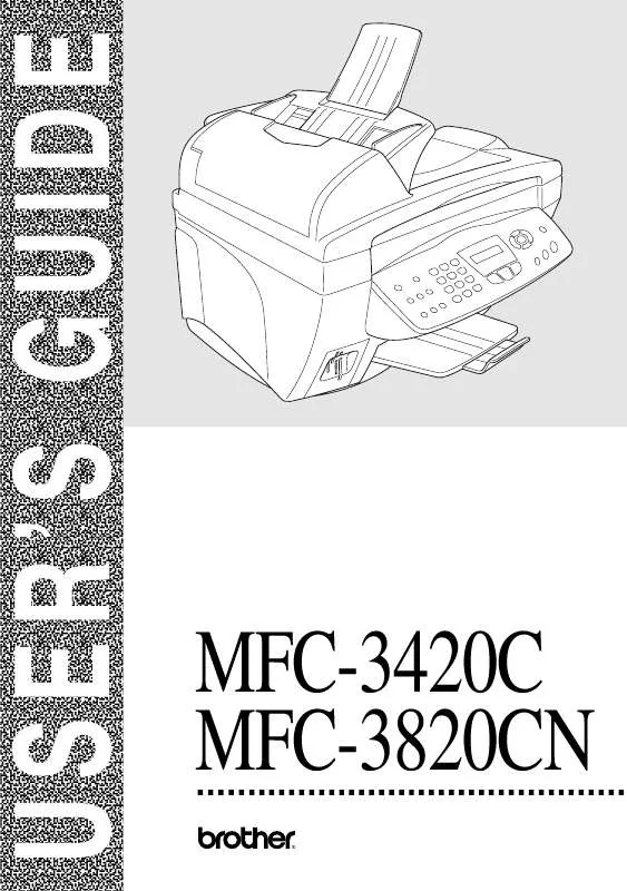 Mode d'emploi BROTHER MFC-3820CN