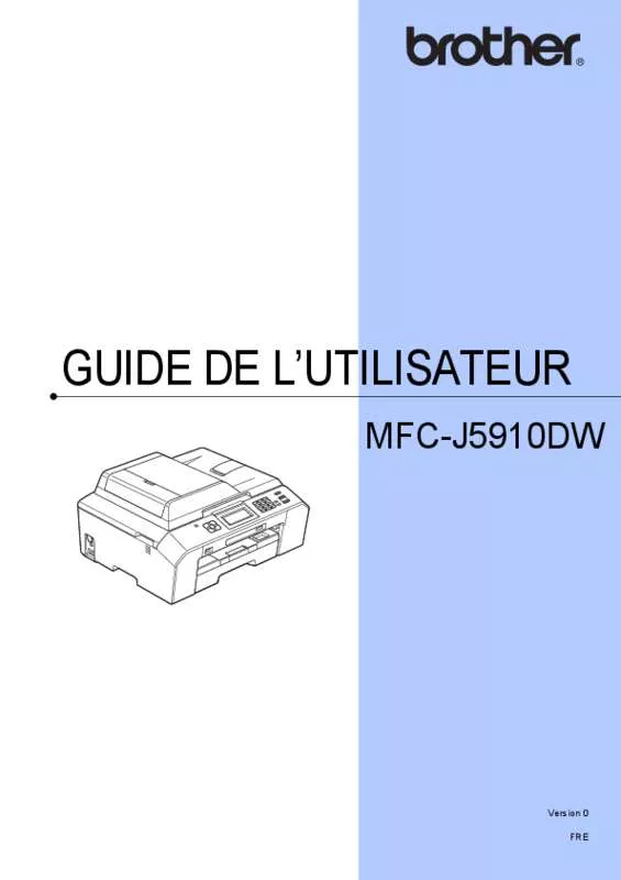 Mode d'emploi BROTHER MFC-J5910DW