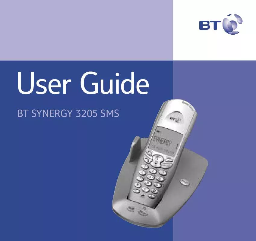 Mode d'emploi BT SYNERGY 3205 SMS