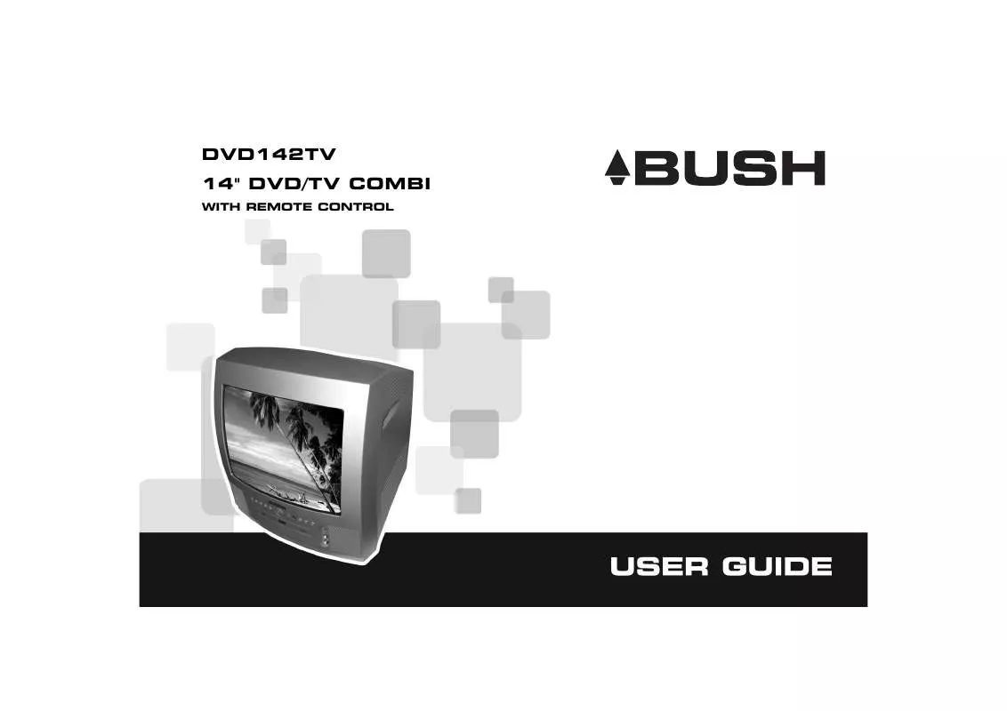 Mode d'emploi BUSH DVD142TV