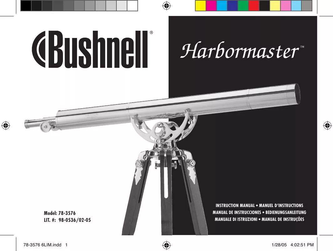 Mode d'emploi BUSHNELL HARBORMASTER 78-3576