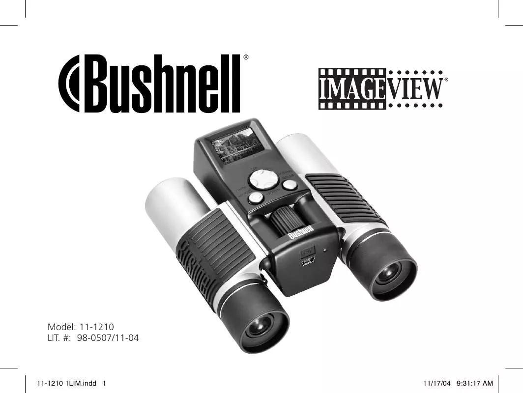 Mode d'emploi BUSHNELL IMAGEVIEW 11-1210