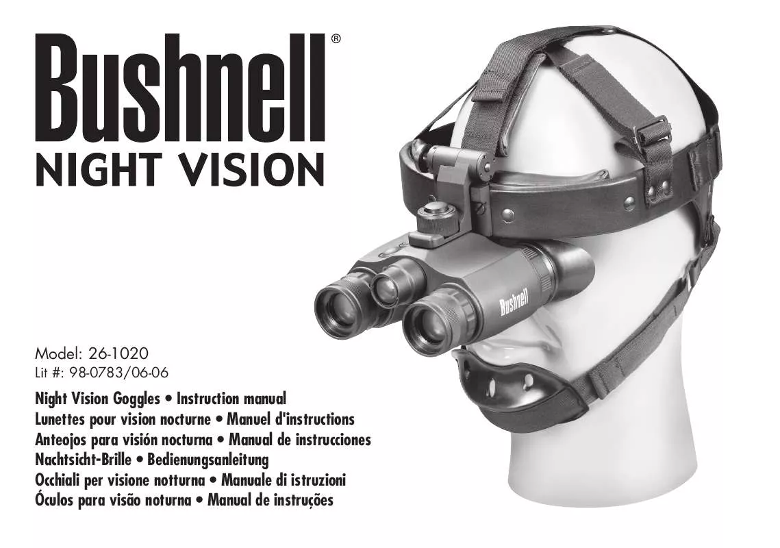 Mode d'emploi BUSHNELL NIGHT VISION 26-1020