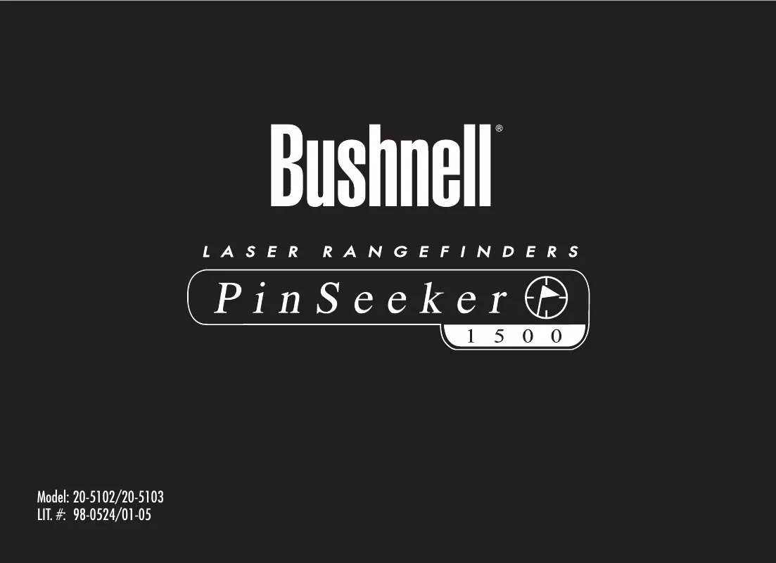Mode d'emploi BUSHNELL PINSEEKER 20-5102