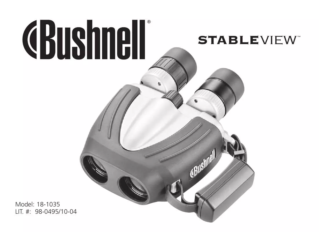 Mode d'emploi BUSHNELL STABLEVIEW 18-1035