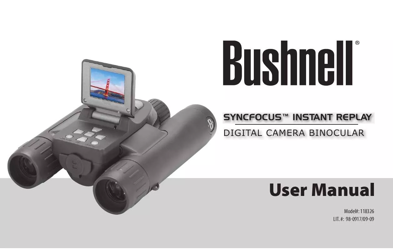 Mode d'emploi BUSHNELL SYNCFOCUS INSTANT REPLAY