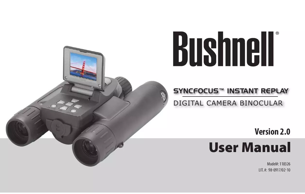 Mode d'emploi BUSHNELL SYNFOCUS INSTANT REPLAY