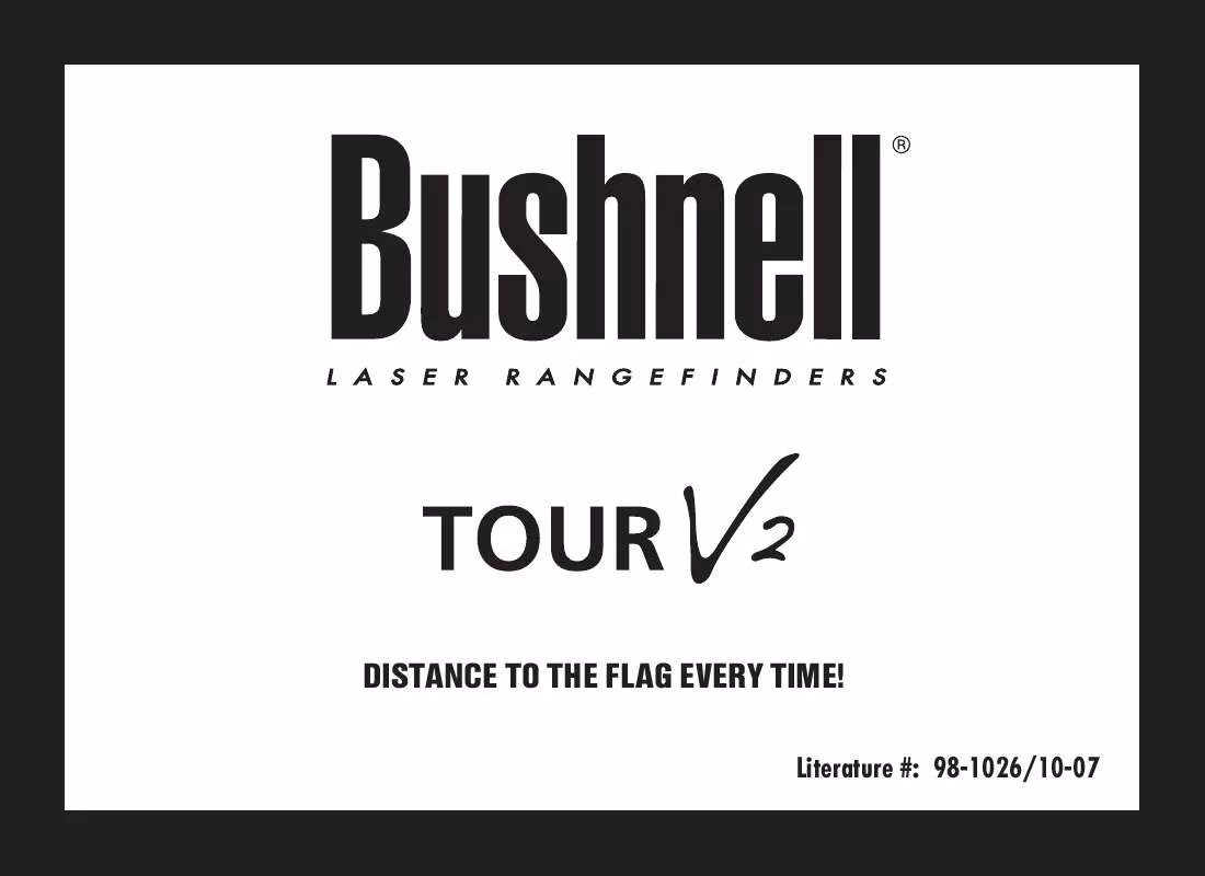 Mode d'emploi BUSHNELL TOUR V2 20-1930