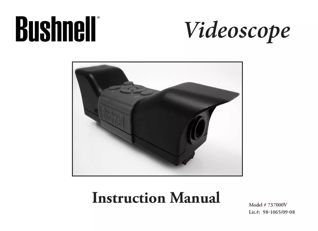 Mode d'emploi BUSHNELL VIDEOSCOPE 73-7000V